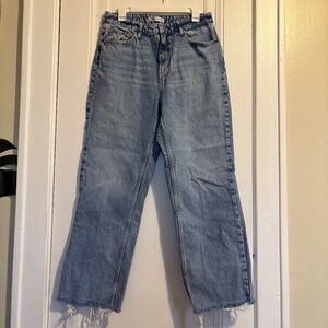 Women’s Zara high rise straight leg jeans